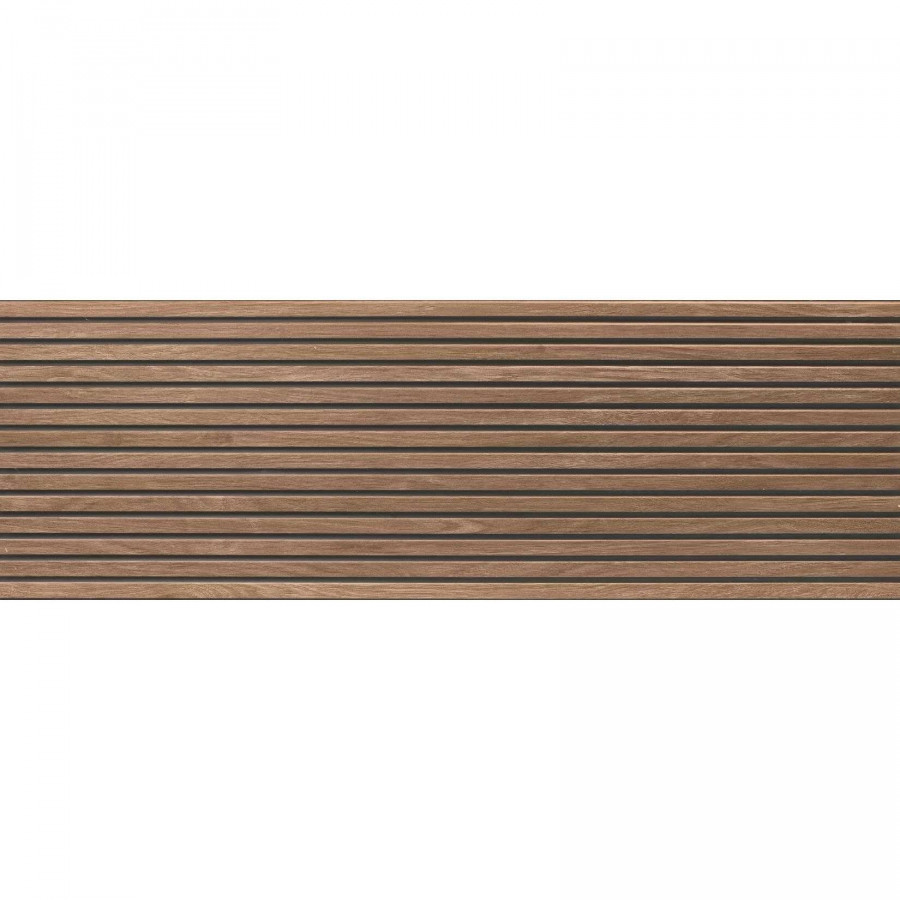 Керамическая плитка 120x40 10мм Toja Cuero сатинированная коричневый El Molino