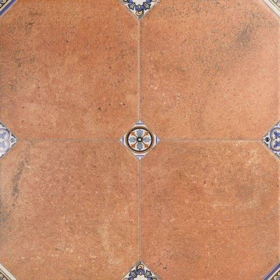 Декор 58x58 10мм Manises Decor Cuero матовая многоцветный El Molino