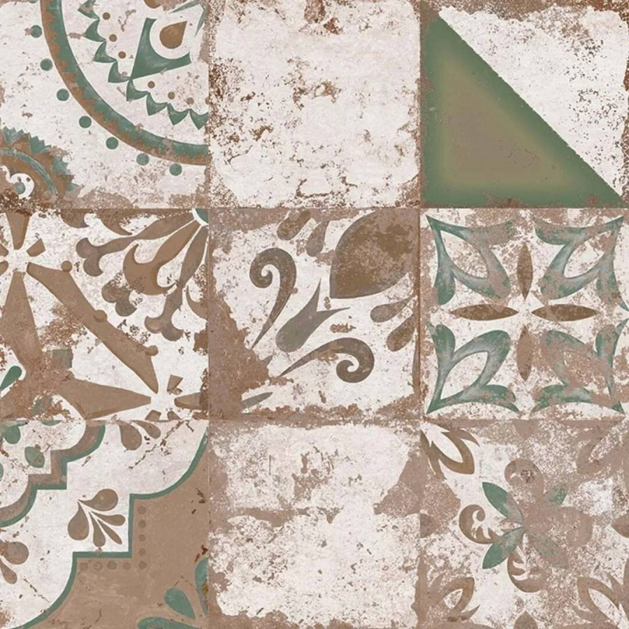 Керамогранит 58x58 10мм Memory Verde Brillo глянцевая зеленый El Molino