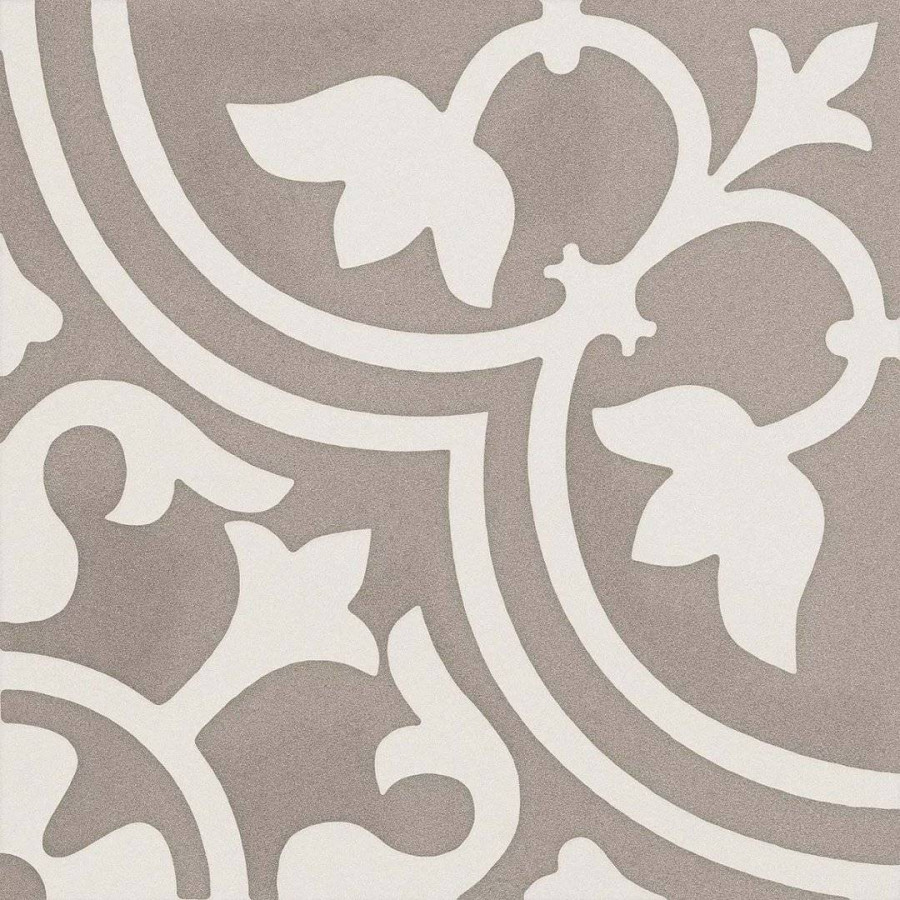 Керамогранит 20x20 10мм Deco Anthology 089D3C4 Original C Taupe Nat матовая белый Elios