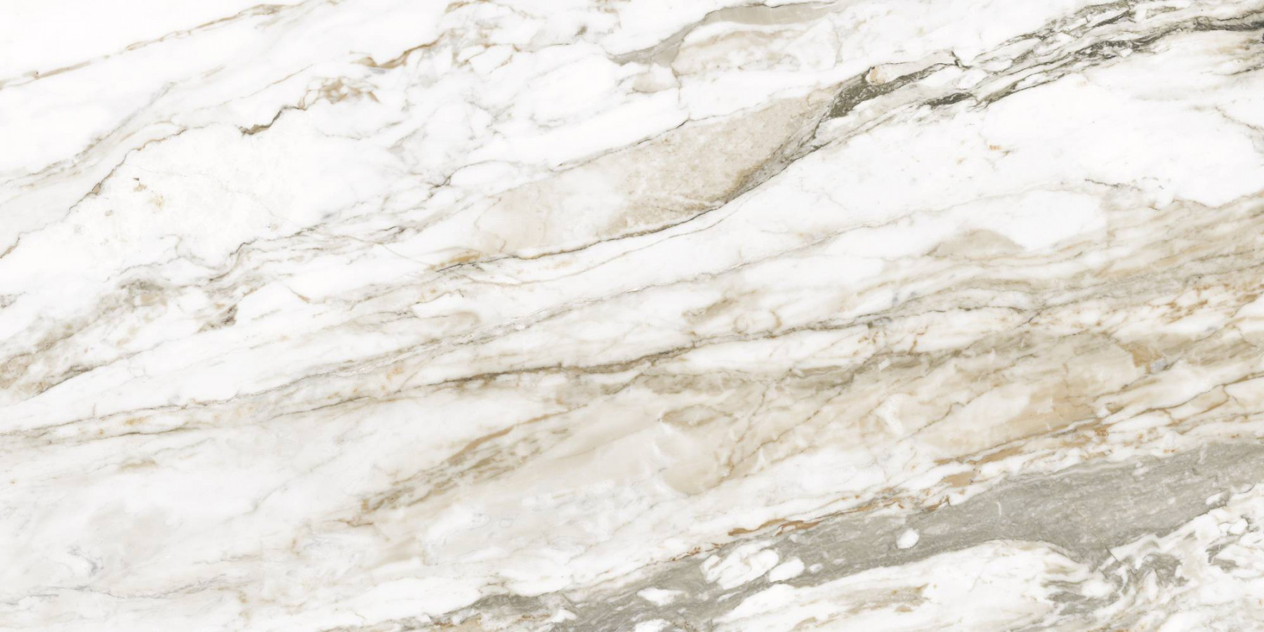Керамогранит 120x60 9мм Marble ENMAR8046LM60120 Calacatta Citrus Lappato Matt лаппатированная белый Ennface