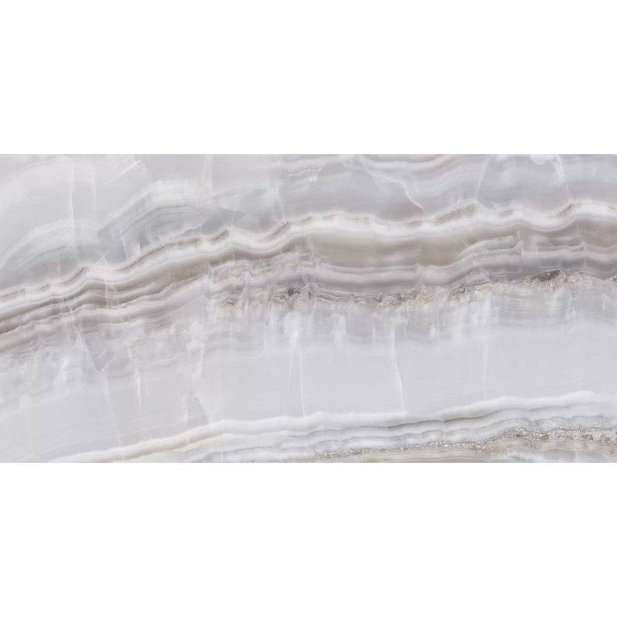 Керамогранит 120x60 9мм Onix ENONX4003HG60120 Ivory Extra High Glossy полированная серый Ennface