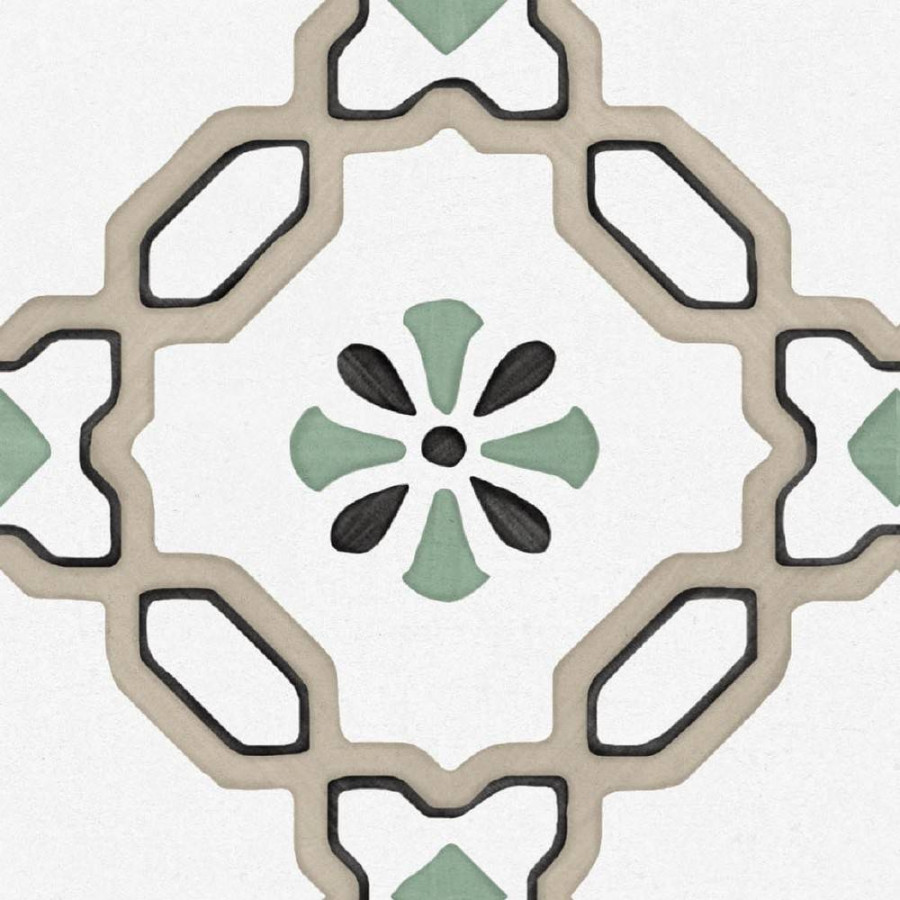 Керамогранит 20x20 8мм Pattern ENPTR6022MT2020 Ponza Lilly матовая многоцветный Ennface