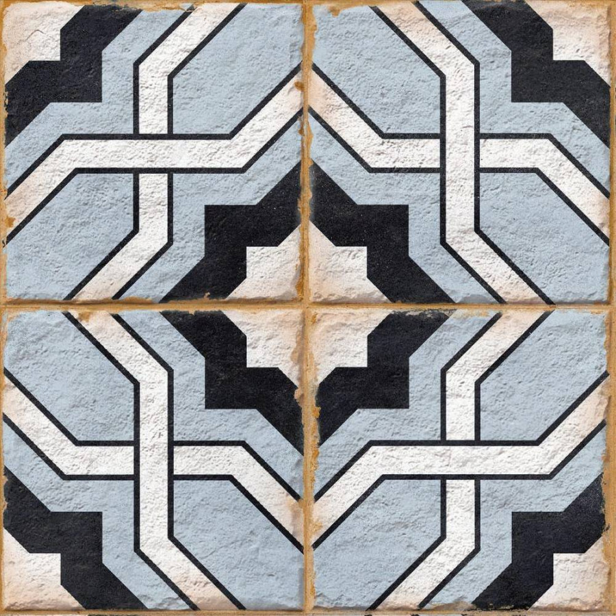 Керамогранит 20x20 8мм Pattern ENPTR6003MT2020 Morocco Sky матовая многоцветный Ennface