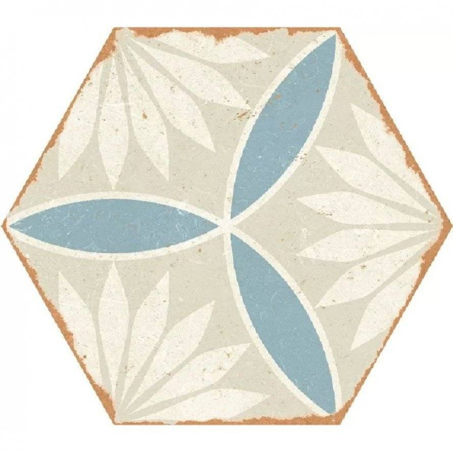 Керамогранит 25x22 8мм Kaleidoscope ENPTR6037MT2225 Blue Matt матовая голубой Ennface