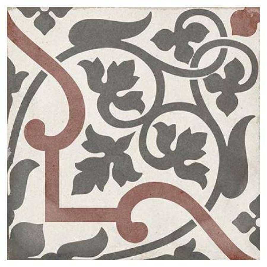 Керамогранит 20x20 8мм Art Nouveau 24406 Folies Bergere матовая черный Equipe