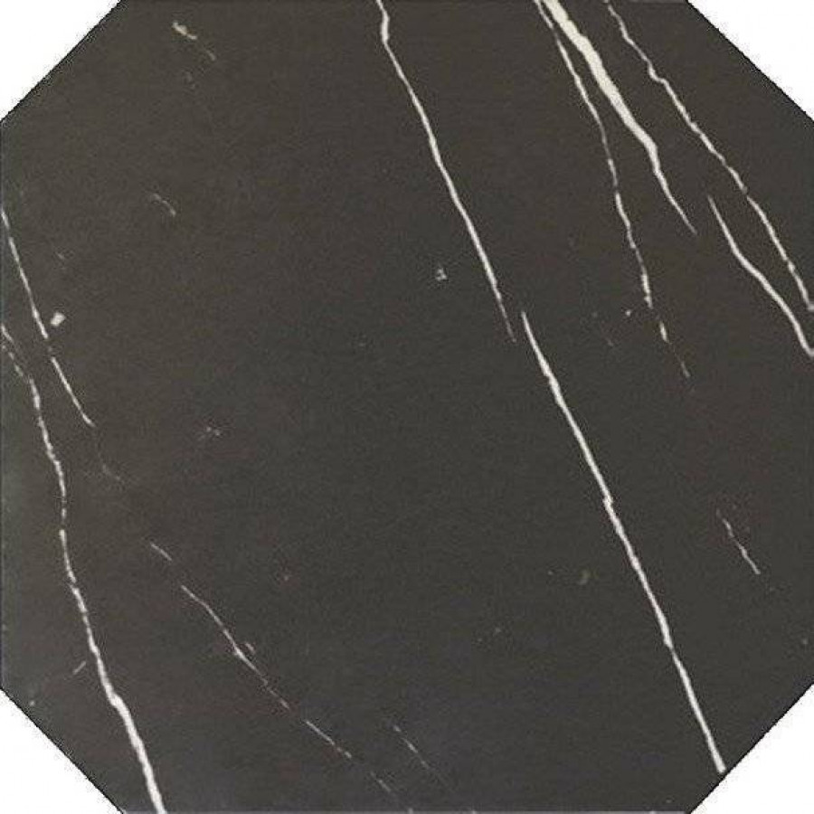 Керамогранит 20x20 8мм Octagon 21011 Marmol Negro матовая черный Equipe