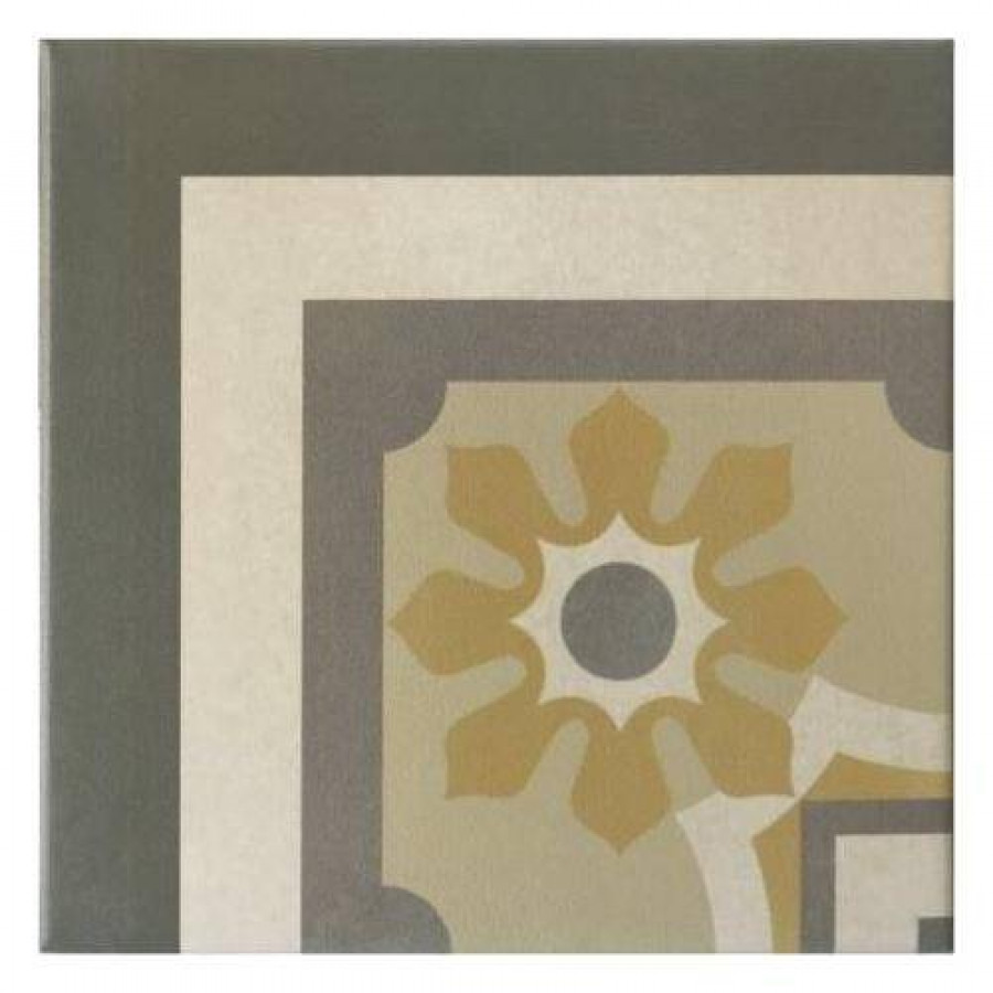 Керамогранит 20x20 8.8мм Caprice 20929 Burgundy Corner матовая бежевый Equipe