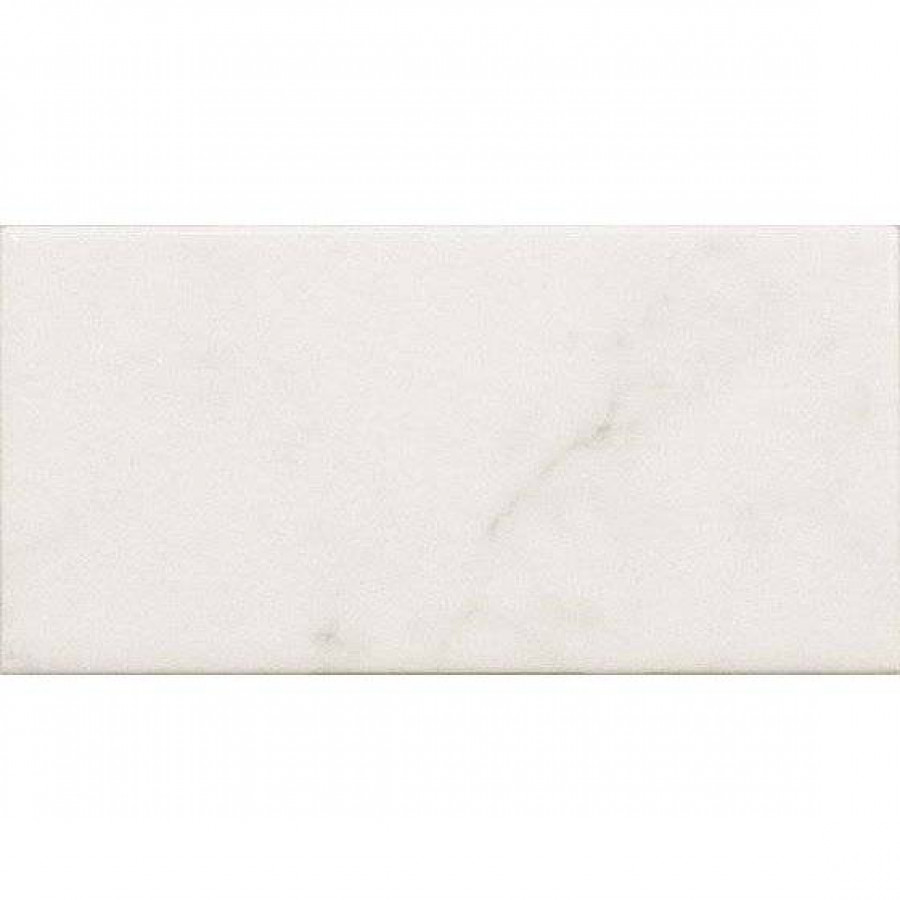 Керамическая плитка 15x8 9мм Carrara 23079 глянцевая белый Equipe