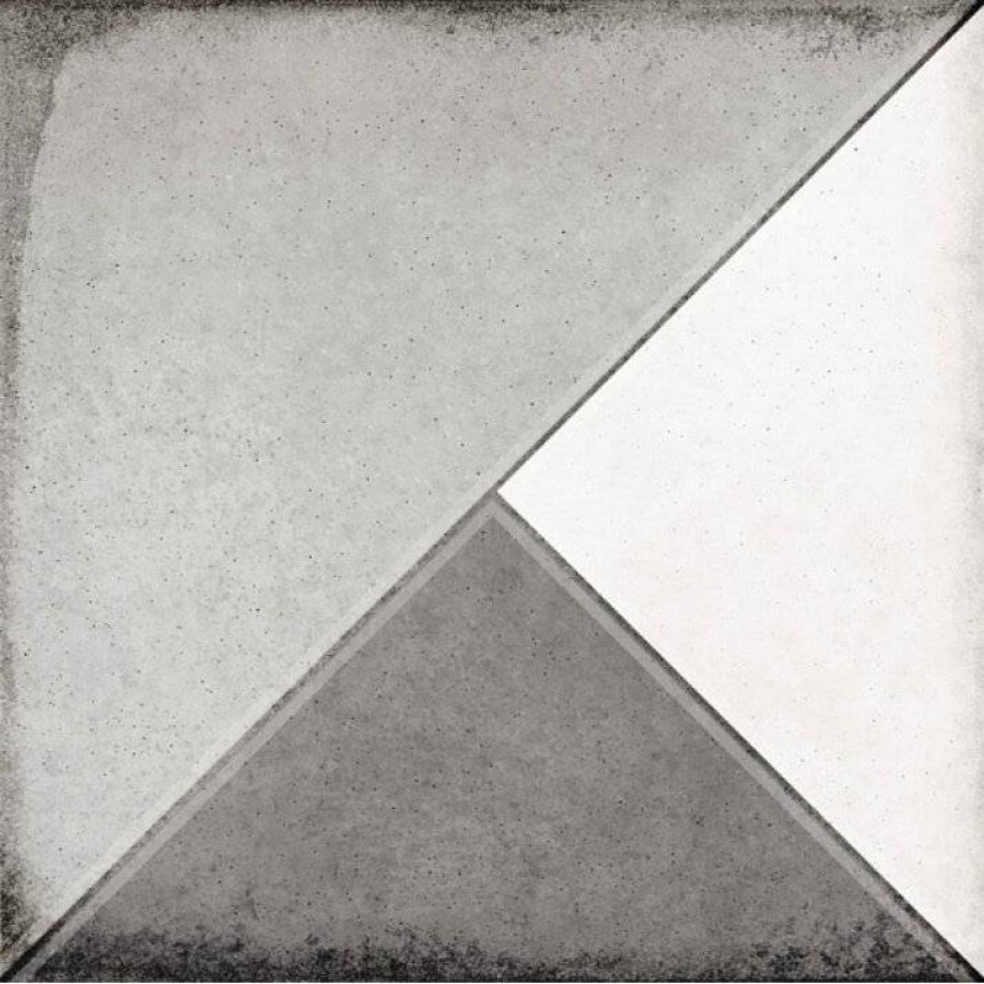 Керамическая плитка 13x13 9мм Vestige 24142 Tangram Cool Grey сатинированная серый Equipe
