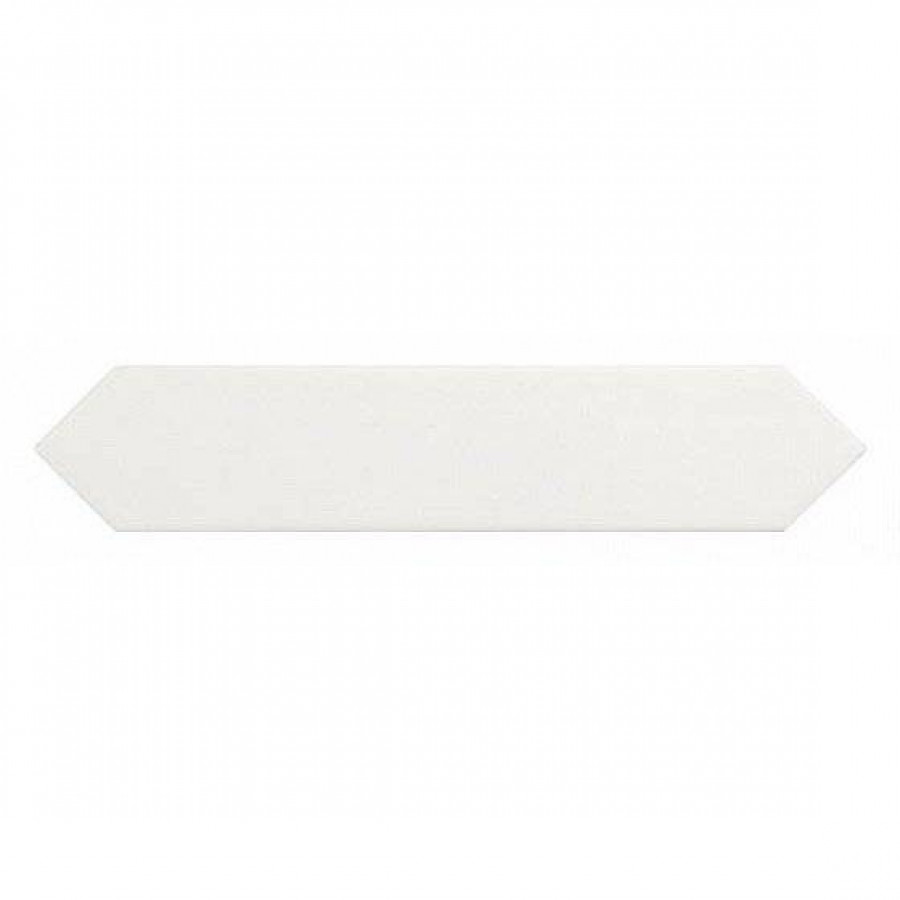 Керамическая плитка 25x5 9мм Arrow 25835 Pure White глянцевая белый Equipe