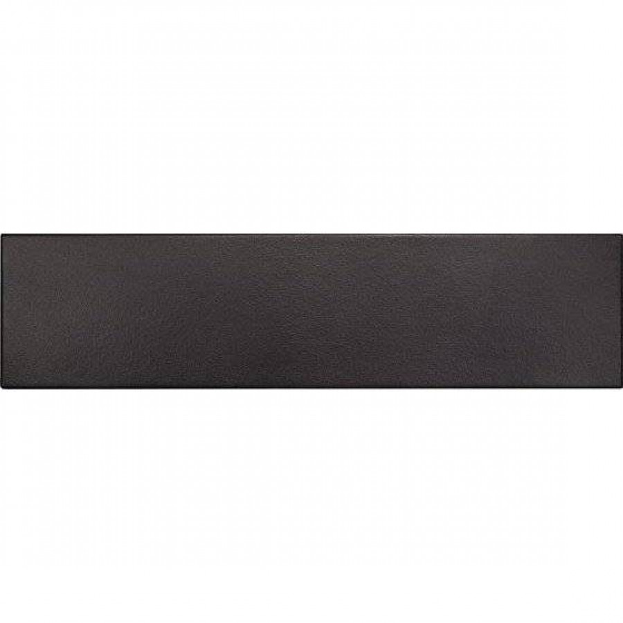 Керамогранит 37x9 10.5мм Stromboli 25897 Black City матовая черный Equipe
