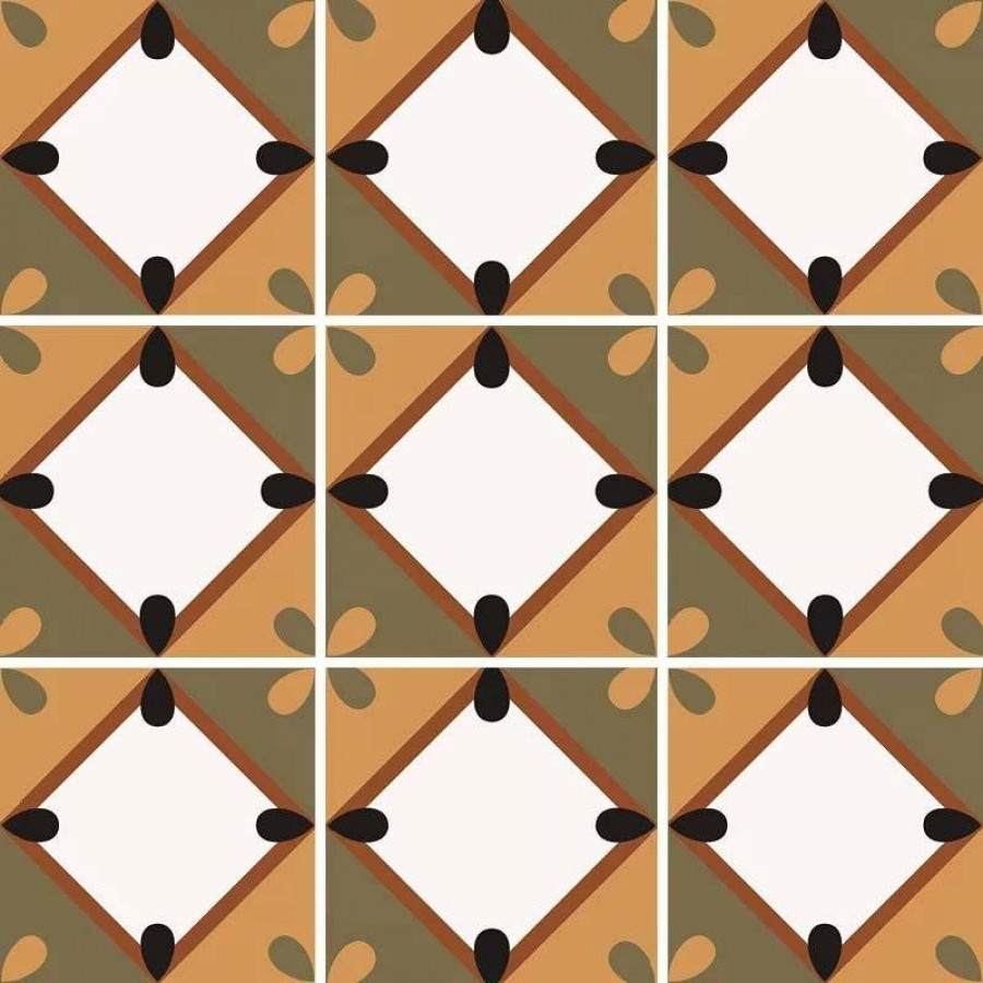 Керамогранит 20x20 9мм Bauhome 27701 Korola Warm матовая коричневый Equipe