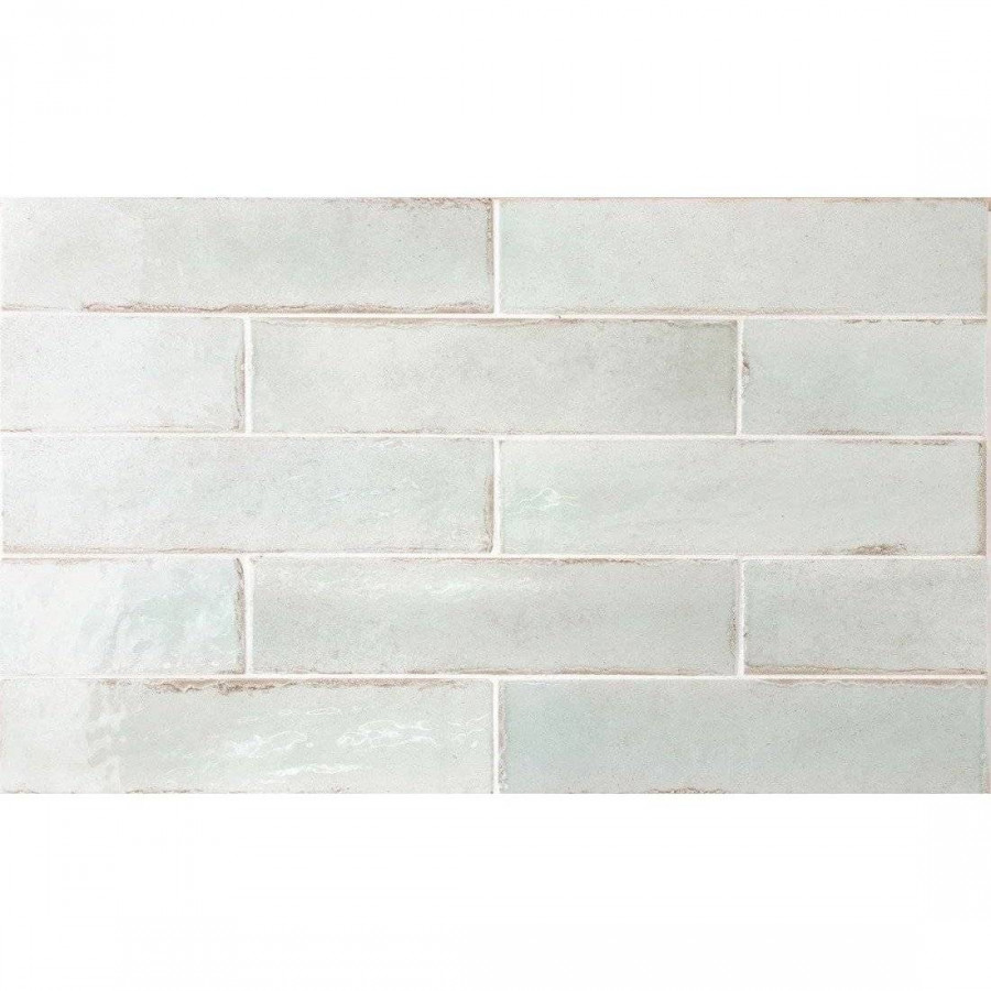 Керамогранит 25x6 9мм Tribeca 26880 Seaglass Mint глянцевая зеленый Equipe