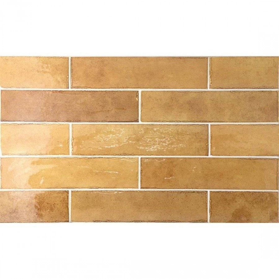 Керамическая плитка 25x6 9мм Tribeca 26875 Pollen глянцевая бежевый Equipe