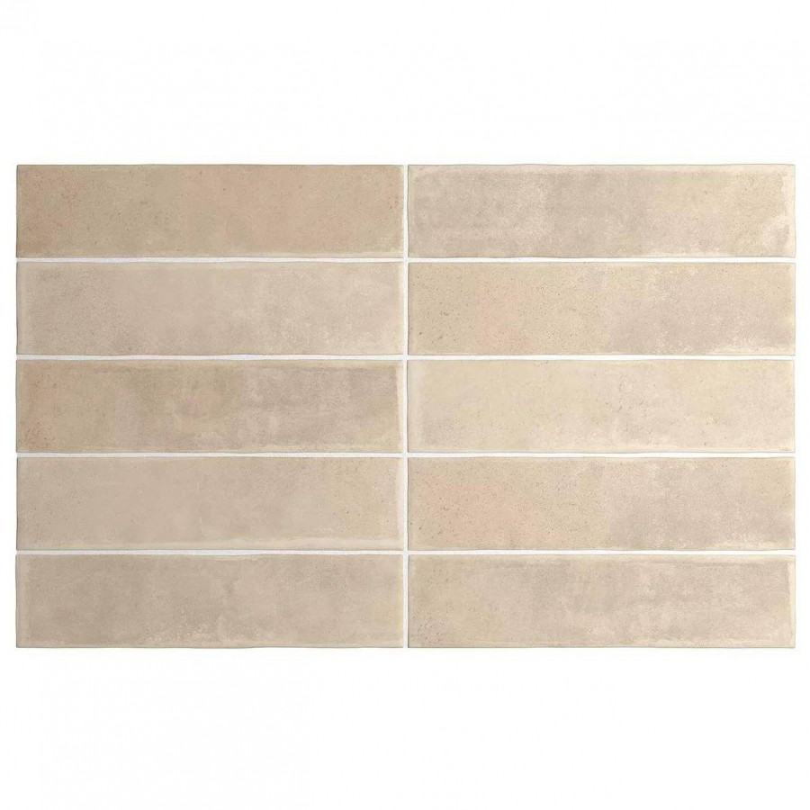 Керамическая плитка 25x6 9мм Argile 27569 Siena матовая бежевый Equipe