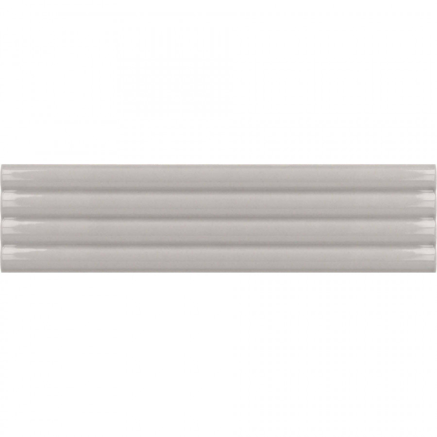 Керамическая плитка 20x5 9мм Costa Nova 28489 Onda Grey глянцевая серый Equipe