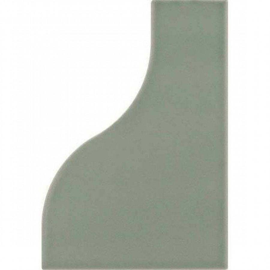 Керамическая плитка 12x8 9мм Curve 28865 Aquarium Matt матовая зеленый Equipe