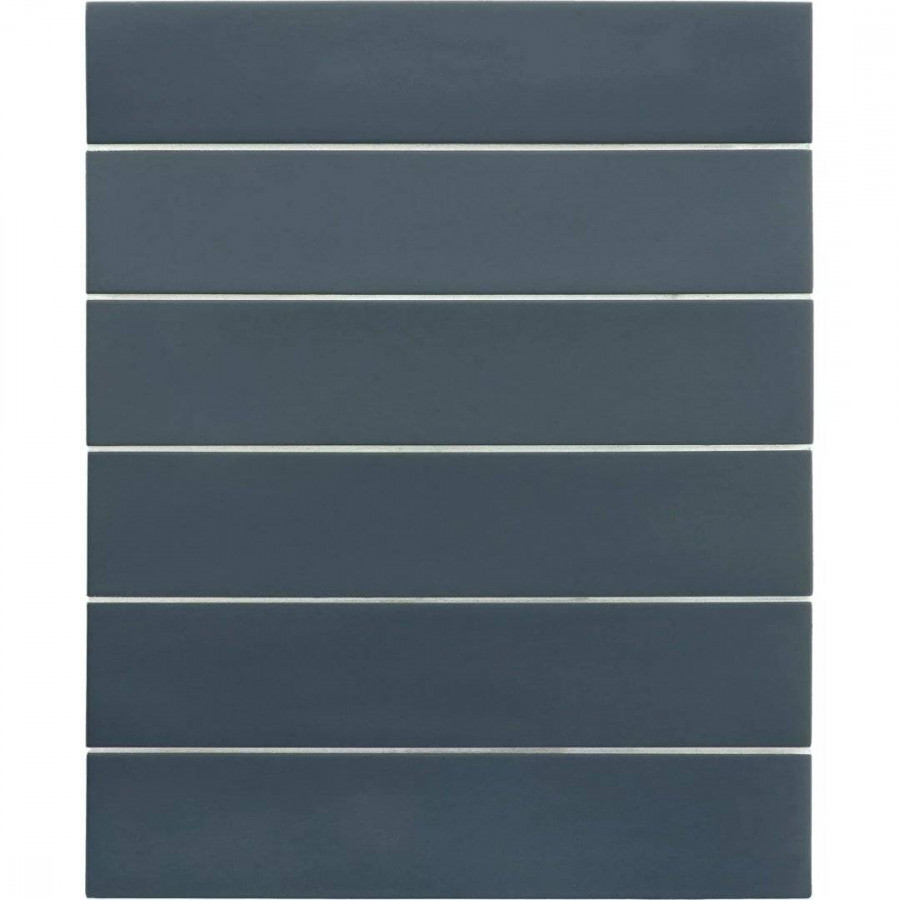 Керамогранит 30x6 8мм Wadi 30056 Indaco матовая синий Equipe