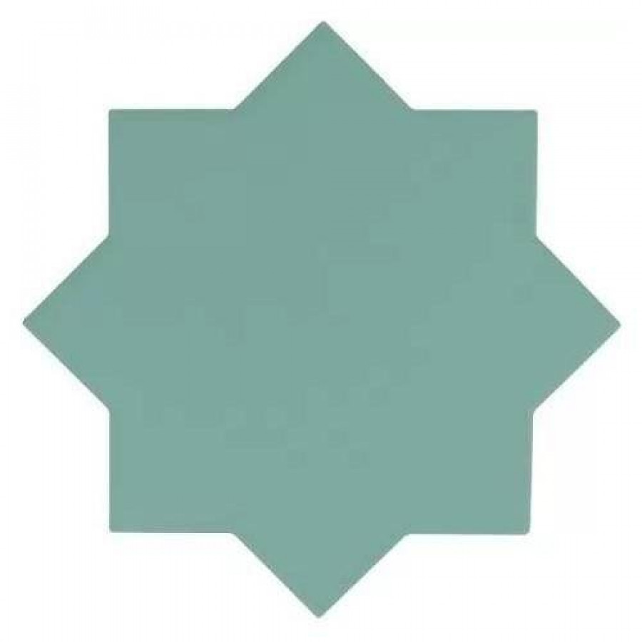 Керамогранит 17x17 9мм Porto 30625 Star Jade матовая зеленый Equipe