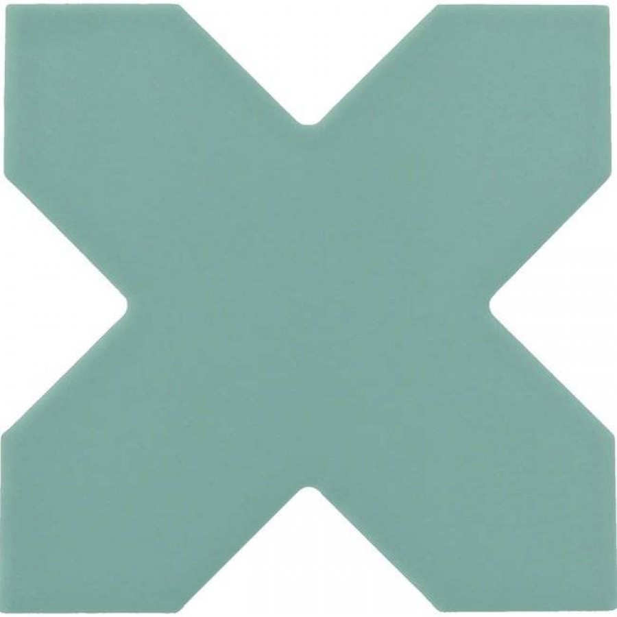 Керамогранит 12x12 9мм Porto 30616 Cross Jade матовая зеленый Equipe