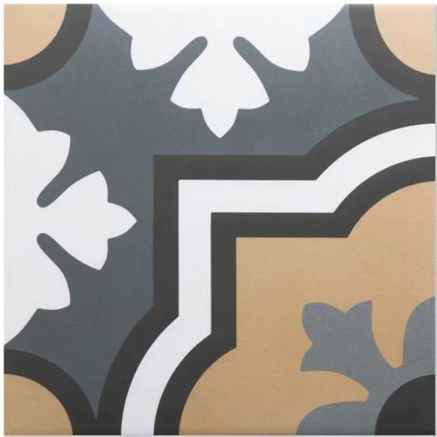 Керамогранит 20x20 9мм Rivoli 30732 Monaco Gris матовая серый Equipe