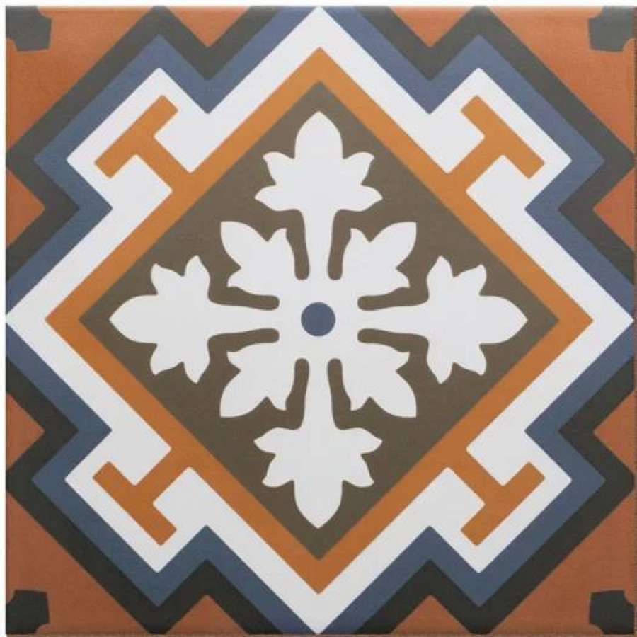 Керамогранит 20x20 9мм Rivoli 30730 Chelsea матовая коричневый Equipe