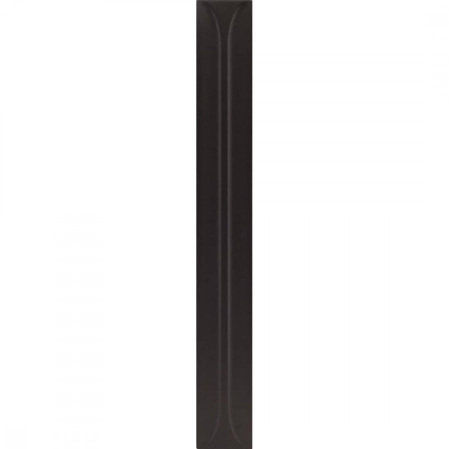 Керамическая плитка 40x5 8.5мм Hopp 31177 Bro Graphite матовая черный Equipe