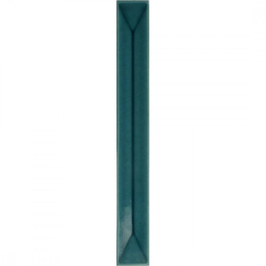 Керамическая плитка 40x5 8мм Vitral 31163 Axis Petrol Reactive глянцевая синий Equipe