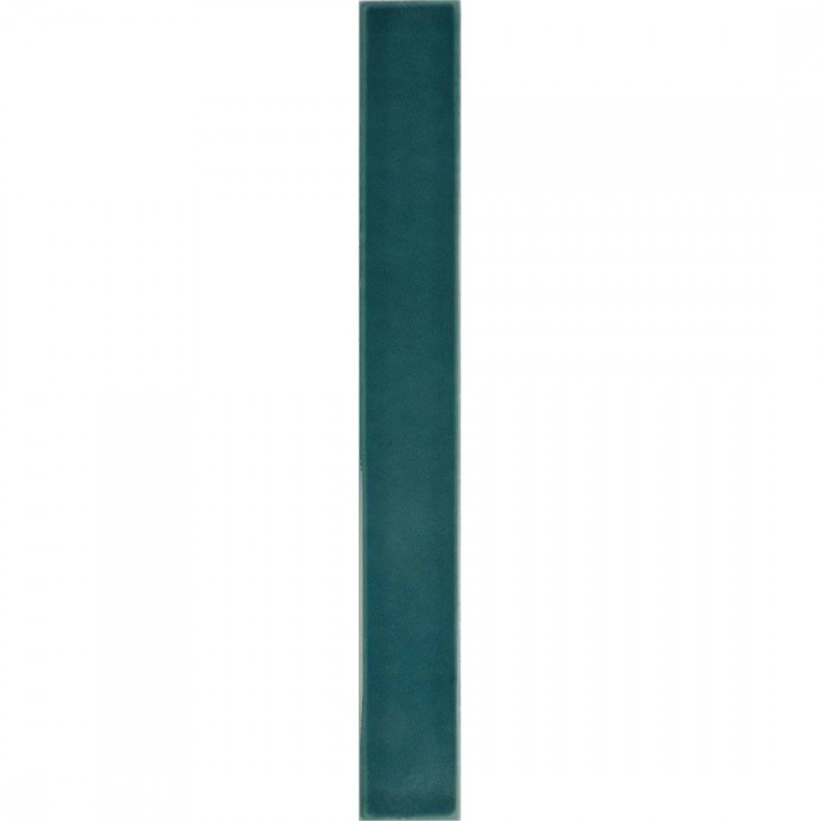 Керамическая плитка 40x5 8мм Vitral 31166 Petrol Reactive глянцевая синий Equipe