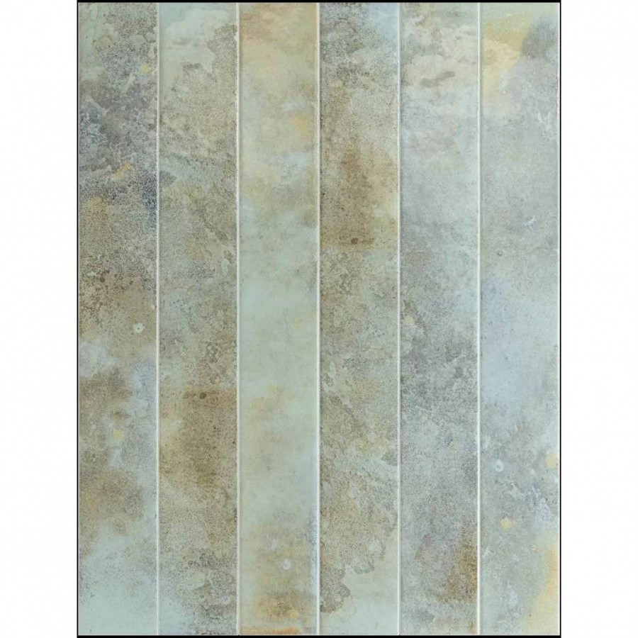 Керамическая плитка 40x5 8.3мм Bali 31548 Aqua глянцевая голубой Equipe