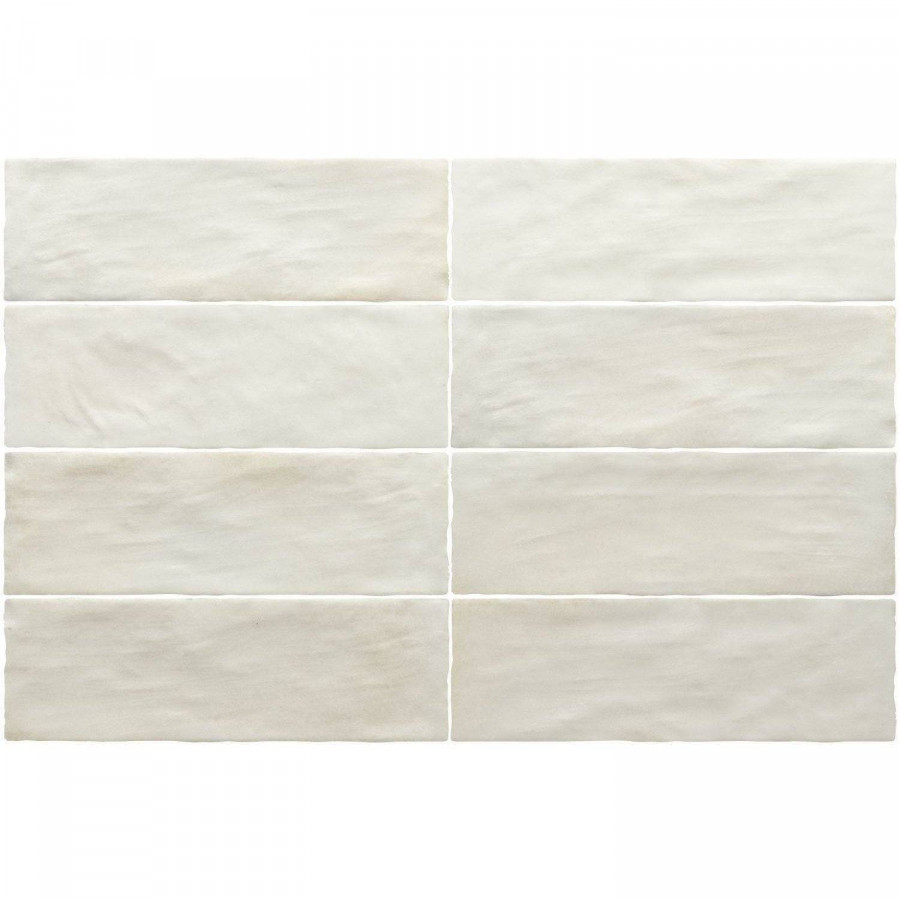 Керамическая плитка 20x7 8мм Sabbia 31882 Silica White матовая белый Equipe