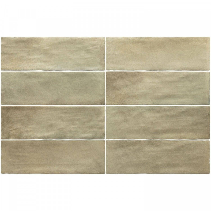 Керамическая плитка 20x7 8мм Sabbia 31886 Weald Green матовая зеленый Equipe