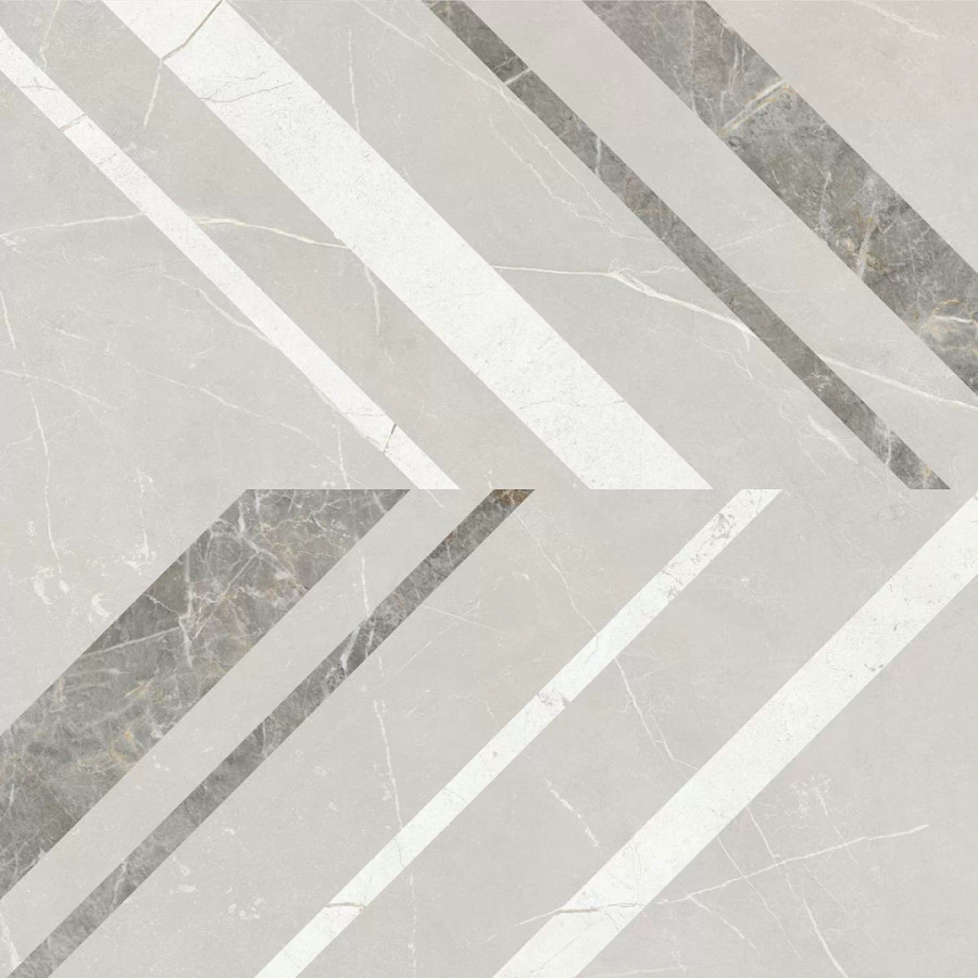 Керамогранит 60x60 10мм Improve 70332 IM01/NS_R9/60x60x10R/GW Light Grey матовая серый Estima