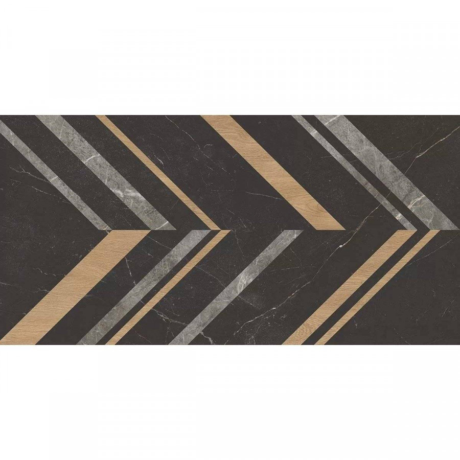 Керамогранит 120x60 10мм Improve 70342 IM03/NS_R9/60x120x10R/GC Black матовая черный Estima