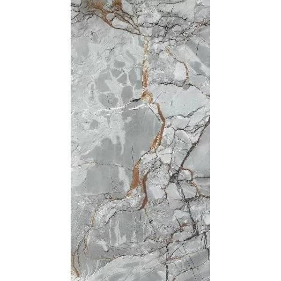 Керамогранит 120x60 10мм Gediz ETI80538 Greypolished Rec. полированная серый Etili Seramik