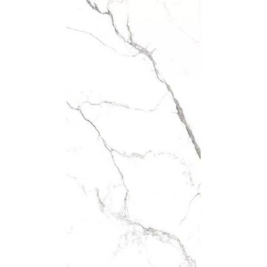 Керамогранит 120x60 10мм Milet ETI80539 Grey Polished Rec. полированная белый Etili Seramik