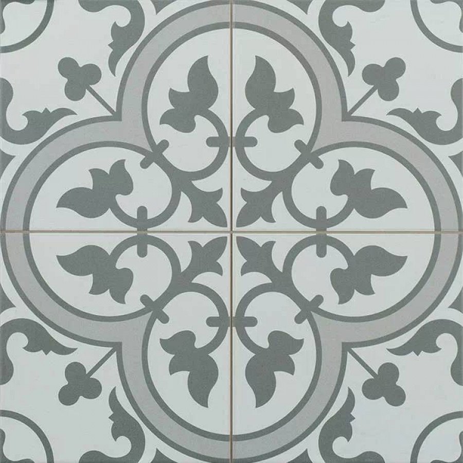 Керамогранит 45x45 8мм Ledbury Slate Grey Pre-Cut матовая серый Etili Seramik