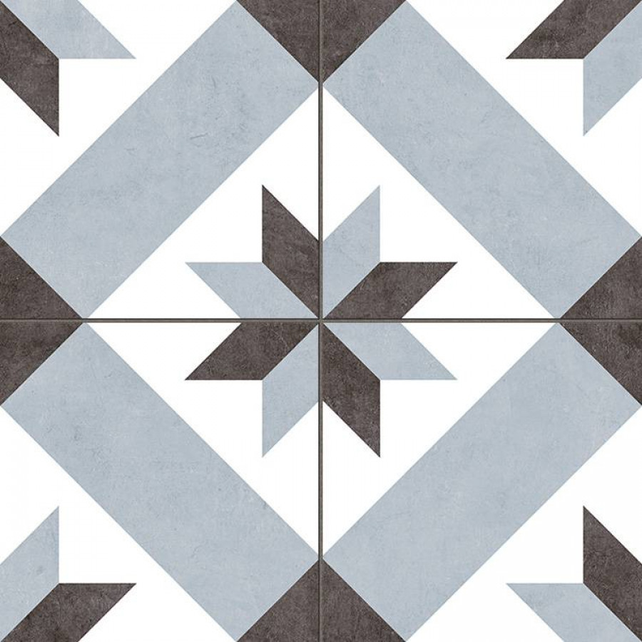 Керамогранит 45x45 8мм Beta Pre-Cut матовая белый Etili Seramik