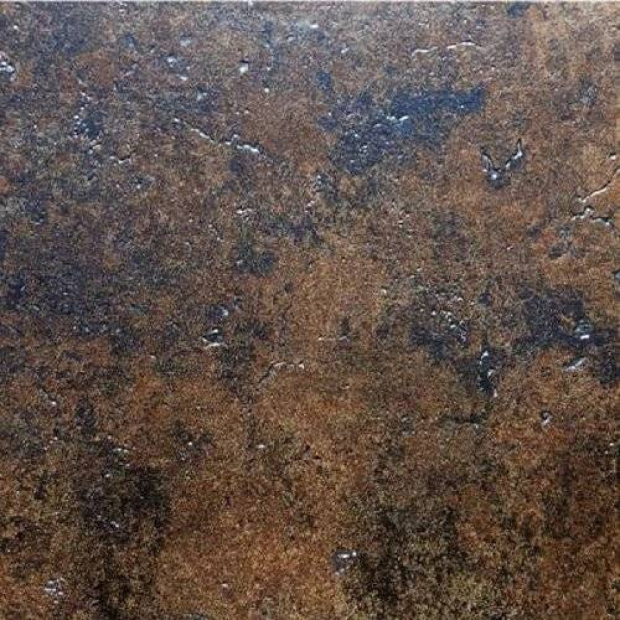 Клинкерная плитка 33x33 10мм Metalica Pav. Cherry R9 матовая коричневый Exagres