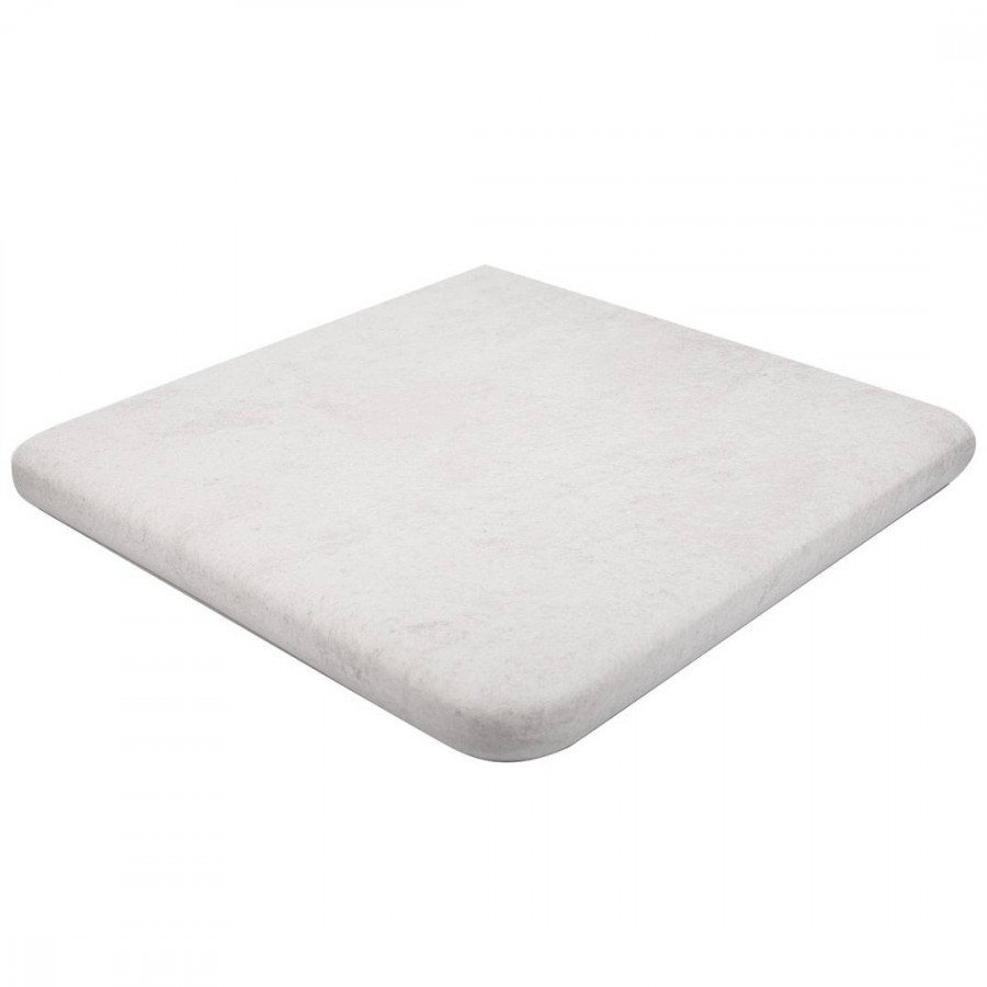 Ступень 33x33 15мм Boston Cartabon White матовая белый Exagres