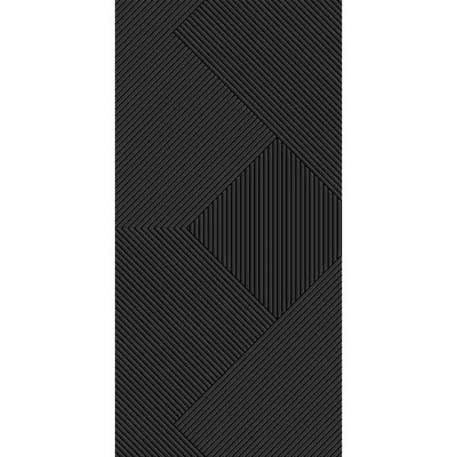 Керамогранит 120x60 11мм Monocolor 1119 Black матовая черный Fakhar