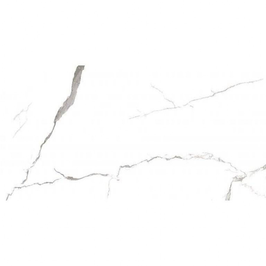 Керамогранит 120x60 10мм Calcatte 61w1220a Matt матовая белый Fakhar