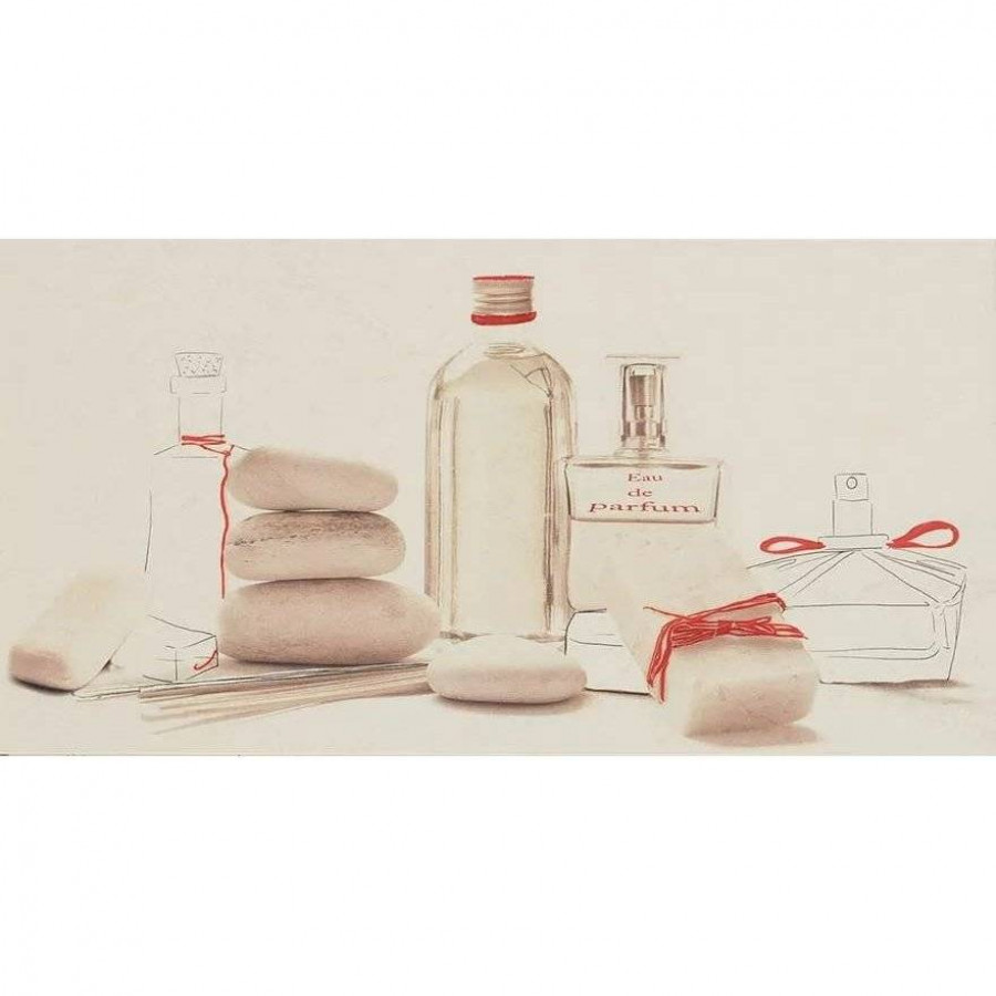 Декор 50x25 9.5мм Studio Decor Ivory A матовая многоцветный Fanal