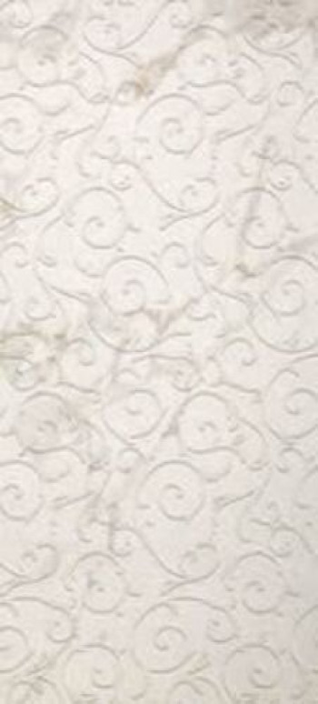 Плитка Плитка 110x50 9мм Roma 110 Classic Calacatta Inserto Fmbr матовая, 3d белый мрамор Fap Ceramiche Fap Ceramiche