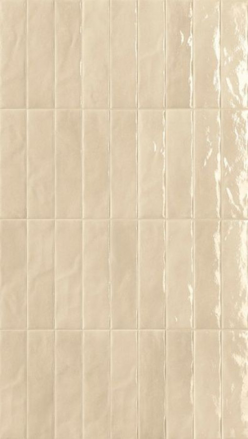 Плитка Плитка 24x6 Glim Beige Brillante Frmp глянцевая однотонная, краска, штукатурка Fap Ceramiche Fap Ceramiche