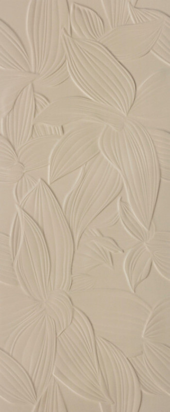 Плитка Плитка 120x50 Materia Brillante Foglie Linfa Ftor 3d бежевый однотонная, краска, штукатурка Fap Ceramiche Fap Ceramiche