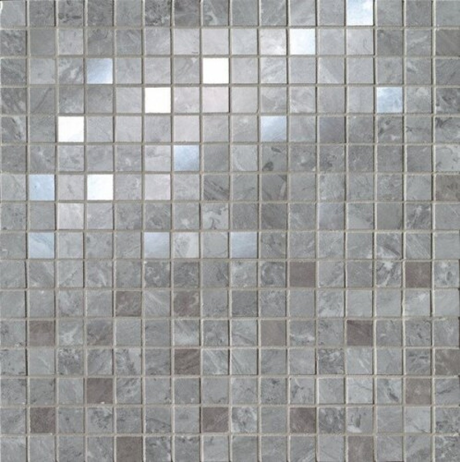 Плитка Плитка 31x31 9мм Roma Classic Grigio Sup Brillante Mosaico Fny6 серый мрамор Fap Ceramiche Fap Ceramiche