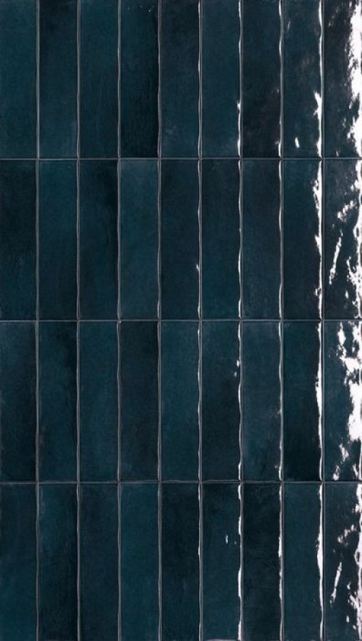 Керамогранит Керамогранит 24x6 Glim Blu Navy Brillante Frmq глянцевая синий однотонная, краска, штукатурка Fap Ceramiche Fap Ceramiche