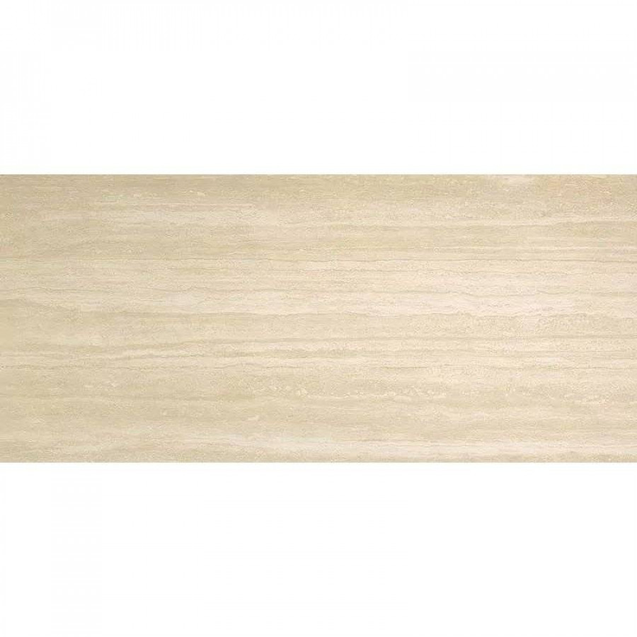 Керамогранит 160x80 9мм Roma fPWU Travertino Lux Rt полированная бежевый FAP Ceramiche